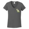 Ladies Heavy Cotton ™ 100% Cotton V Neck T Shirt Thumbnail