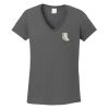 Ladies Heavy Cotton ™ 100% Cotton V Neck T Shirt Thumbnail