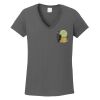 Ladies Heavy Cotton ™ 100% Cotton V Neck T Shirt Thumbnail