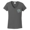 Ladies Heavy Cotton ™ 100% Cotton V Neck T Shirt Thumbnail