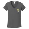 Ladies Heavy Cotton ™ 100% Cotton V Neck T Shirt Thumbnail