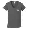 Ladies Heavy Cotton ™ 100% Cotton V Neck T Shirt Thumbnail