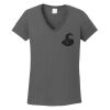 Ladies Heavy Cotton ™ 100% Cotton V Neck T Shirt Thumbnail