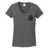 Ladies Heavy Cotton ™ 100% Cotton V Neck T Shirt Thumbnail