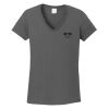 Ladies Heavy Cotton ™ 100% Cotton V Neck T Shirt Thumbnail