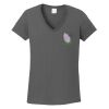 Ladies Heavy Cotton ™ 100% Cotton V Neck T Shirt Thumbnail
