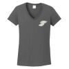 Ladies Heavy Cotton ™ 100% Cotton V Neck T Shirt Thumbnail