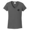 Ladies Heavy Cotton ™ 100% Cotton V Neck T Shirt Thumbnail