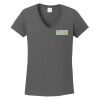 Ladies Heavy Cotton ™ 100% Cotton V Neck T Shirt Thumbnail