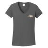 Ladies Heavy Cotton ™ 100% Cotton V Neck T Shirt Thumbnail