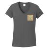 Ladies Heavy Cotton ™ 100% Cotton V Neck T Shirt Thumbnail