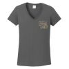 Ladies Heavy Cotton ™ 100% Cotton V Neck T Shirt Thumbnail