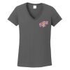 Ladies Heavy Cotton ™ 100% Cotton V Neck T Shirt Thumbnail