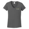 Ladies Heavy Cotton ™ 100% Cotton V Neck T Shirt Thumbnail