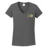 Ladies Heavy Cotton ™ 100% Cotton V Neck T Shirt Thumbnail