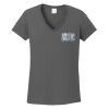 Ladies Heavy Cotton ™ 100% Cotton V Neck T Shirt Thumbnail