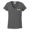 Ladies Heavy Cotton ™ 100% Cotton V Neck T Shirt Thumbnail