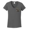 Ladies Heavy Cotton ™ 100% Cotton V Neck T Shirt Thumbnail