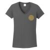 Ladies Heavy Cotton ™ 100% Cotton V Neck T Shirt Thumbnail