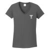 Ladies Heavy Cotton ™ 100% Cotton V Neck T Shirt Thumbnail