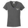 Ladies Heavy Cotton ™ 100% Cotton V Neck T Shirt Thumbnail