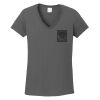 Ladies Heavy Cotton ™ 100% Cotton V Neck T Shirt Thumbnail