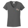Ladies Heavy Cotton ™ 100% Cotton V Neck T Shirt Thumbnail