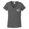 Ladies Heavy Cotton ™ 100% Cotton V Neck T Shirt Thumbnail