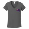 Ladies Heavy Cotton ™ 100% Cotton V Neck T Shirt Thumbnail