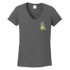 Ladies Heavy Cotton ™ 100% Cotton V Neck T Shirt Thumbnail