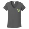 Ladies Heavy Cotton ™ 100% Cotton V Neck T Shirt Thumbnail