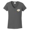 Ladies Heavy Cotton ™ 100% Cotton V Neck T Shirt Thumbnail