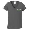 Ladies Heavy Cotton ™ 100% Cotton V Neck T Shirt Thumbnail