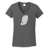 Ladies Heavy Cotton ™ 100% Cotton V Neck T Shirt Thumbnail