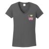 Ladies Heavy Cotton ™ 100% Cotton V Neck T Shirt Thumbnail