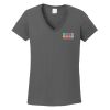 Ladies Heavy Cotton ™ 100% Cotton V Neck T Shirt Thumbnail