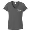 Ladies Heavy Cotton ™ 100% Cotton V Neck T Shirt Thumbnail