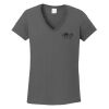 Ladies Heavy Cotton ™ 100% Cotton V Neck T Shirt Thumbnail