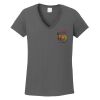 Ladies Heavy Cotton ™ 100% Cotton V Neck T Shirt Thumbnail