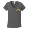 Ladies Heavy Cotton ™ 100% Cotton V Neck T Shirt Thumbnail