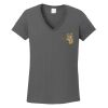 Ladies Heavy Cotton ™ 100% Cotton V Neck T Shirt Thumbnail