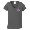 Ladies Heavy Cotton ™ 100% Cotton V Neck T Shirt Thumbnail