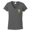 Ladies Heavy Cotton ™ 100% Cotton V Neck T Shirt Thumbnail