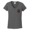 Ladies Heavy Cotton ™ 100% Cotton V Neck T Shirt Thumbnail