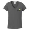 Ladies Heavy Cotton ™ 100% Cotton V Neck T Shirt Thumbnail
