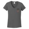 Ladies Heavy Cotton ™ 100% Cotton V Neck T Shirt Thumbnail