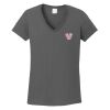 Ladies Heavy Cotton ™ 100% Cotton V Neck T Shirt Thumbnail
