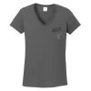 Ladies Heavy Cotton ™ 100% Cotton V Neck T Shirt Thumbnail