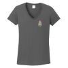 Ladies Heavy Cotton ™ 100% Cotton V Neck T Shirt Thumbnail