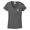 Ladies Heavy Cotton ™ 100% Cotton V Neck T Shirt Thumbnail